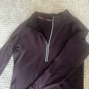 Hind Purple Quarter-Zip Running Top size small